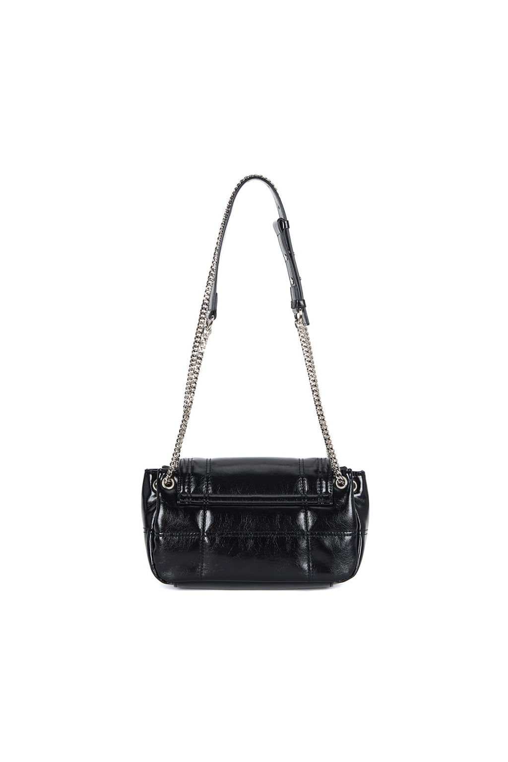 Matin Kim - Glossy Quilting Small Chain Bag (Black) product image 2 | TRAB K-Fashion Australia