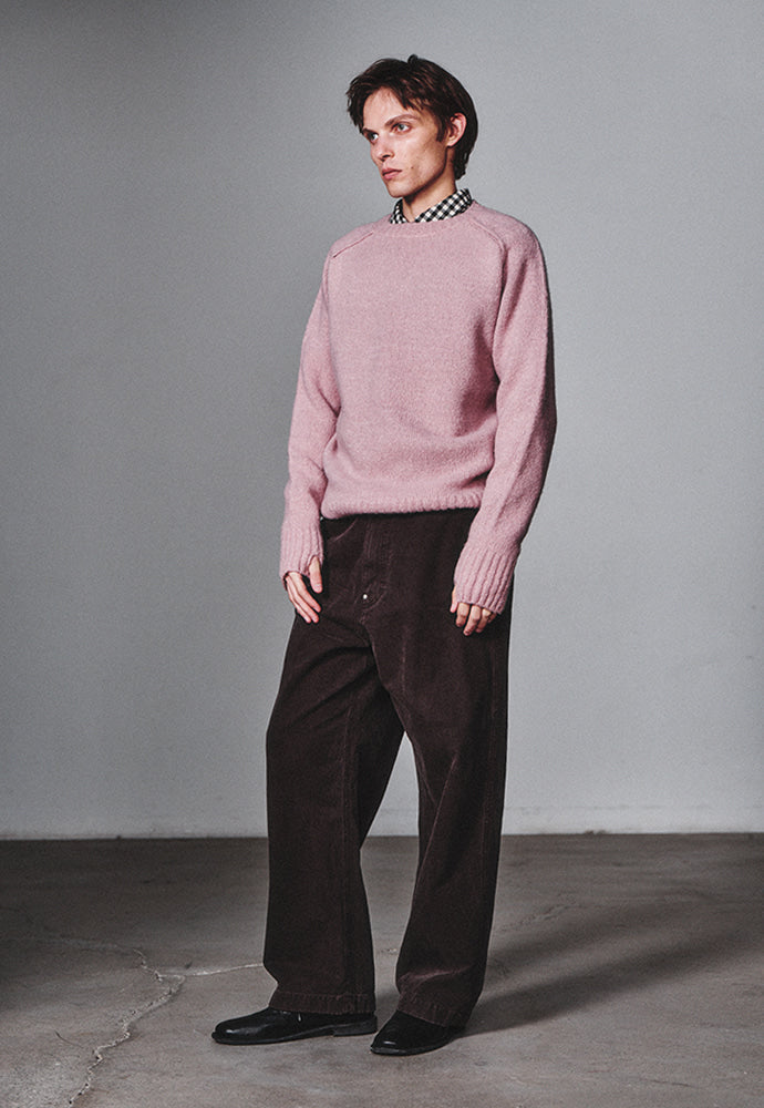 Art if acts - Boucle Saddle Neck Knit (Violet) product image 2 | TRAB K-Fashion Australia