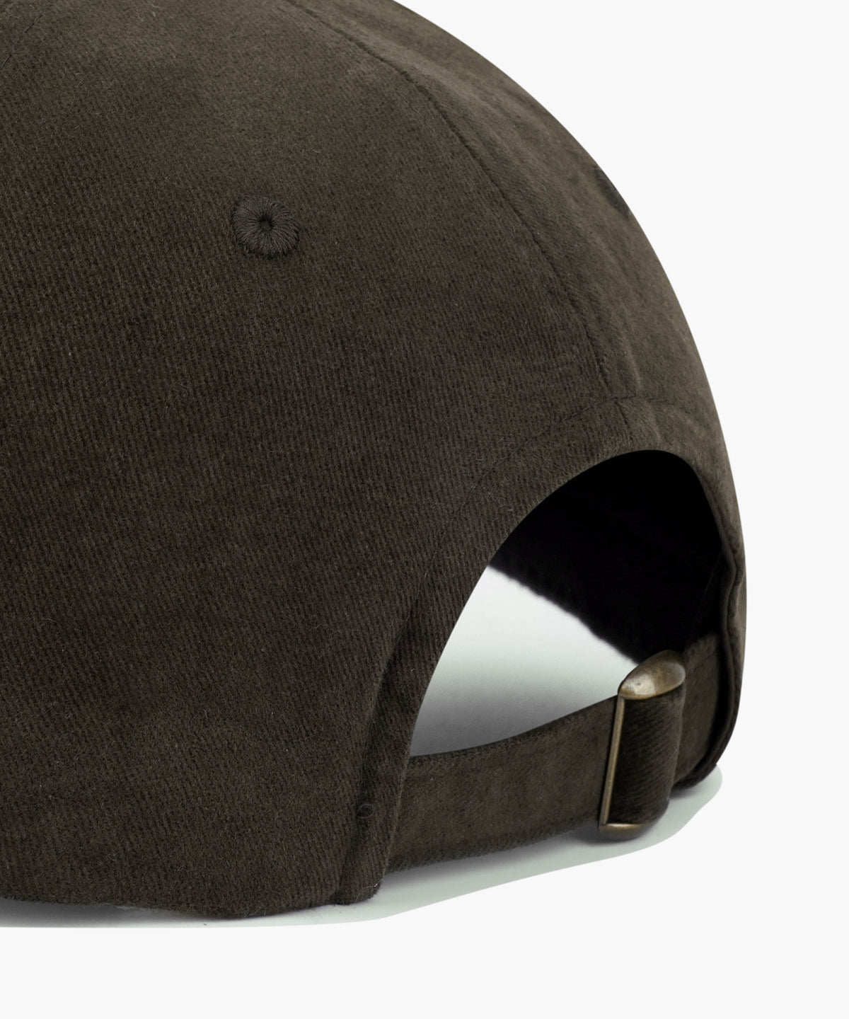 Marithe & Francois Girbaud - City Classic Logo Brushed Flat Brim Cap (Dark Brown) product image 4 | TRAB K-Fashion Australia