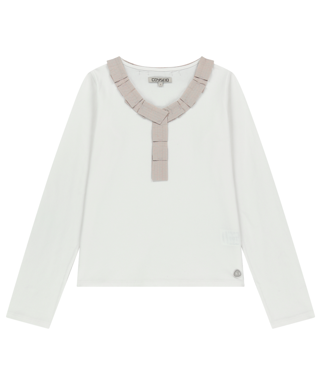 Coyseio - Strap Long Sleeve (Ivory) product image 1 | TRAB K-Fashion Australia
