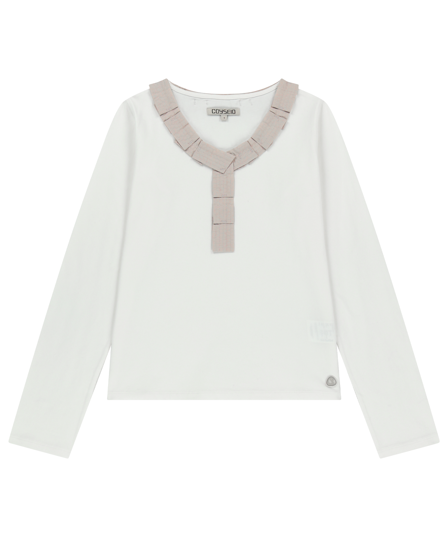 Coyseio - Strap Long Sleeve (Ivory) product image 1 | TRAB K-Fashion Australia