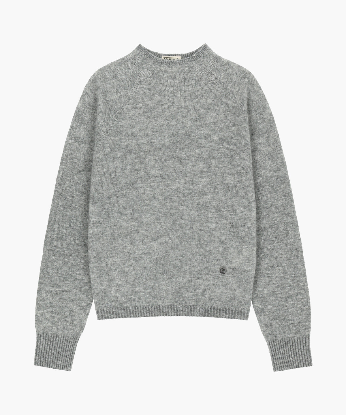 Marithe & Francois Girbaud - Premium Merino Wool Half Neck Knit (Heather Gray) product image 5 | TRAB K-Fashion Australia