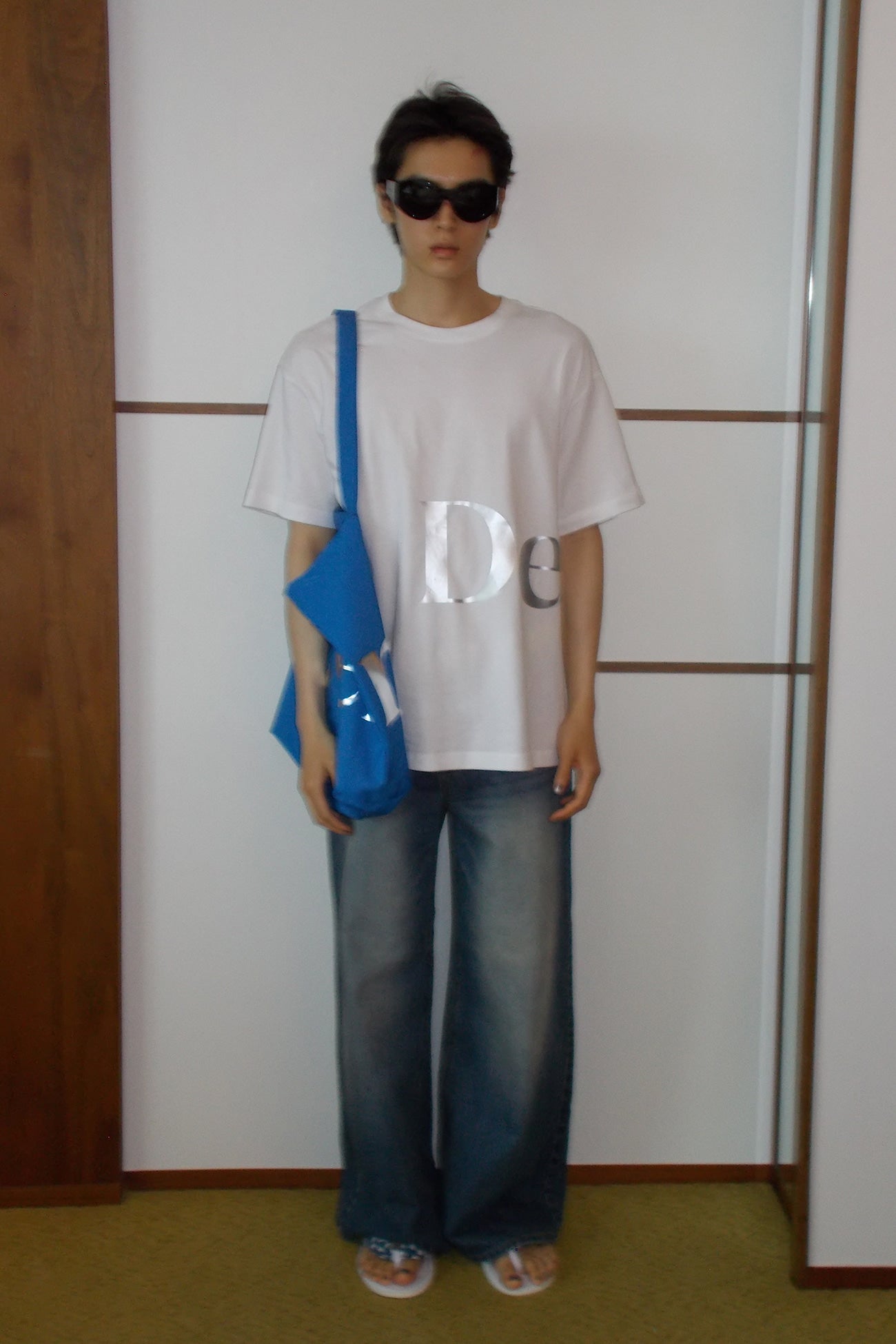 Deinet - Silver Logo T-Shirt (White) product image 3 | TRAB K-Fashion Australia