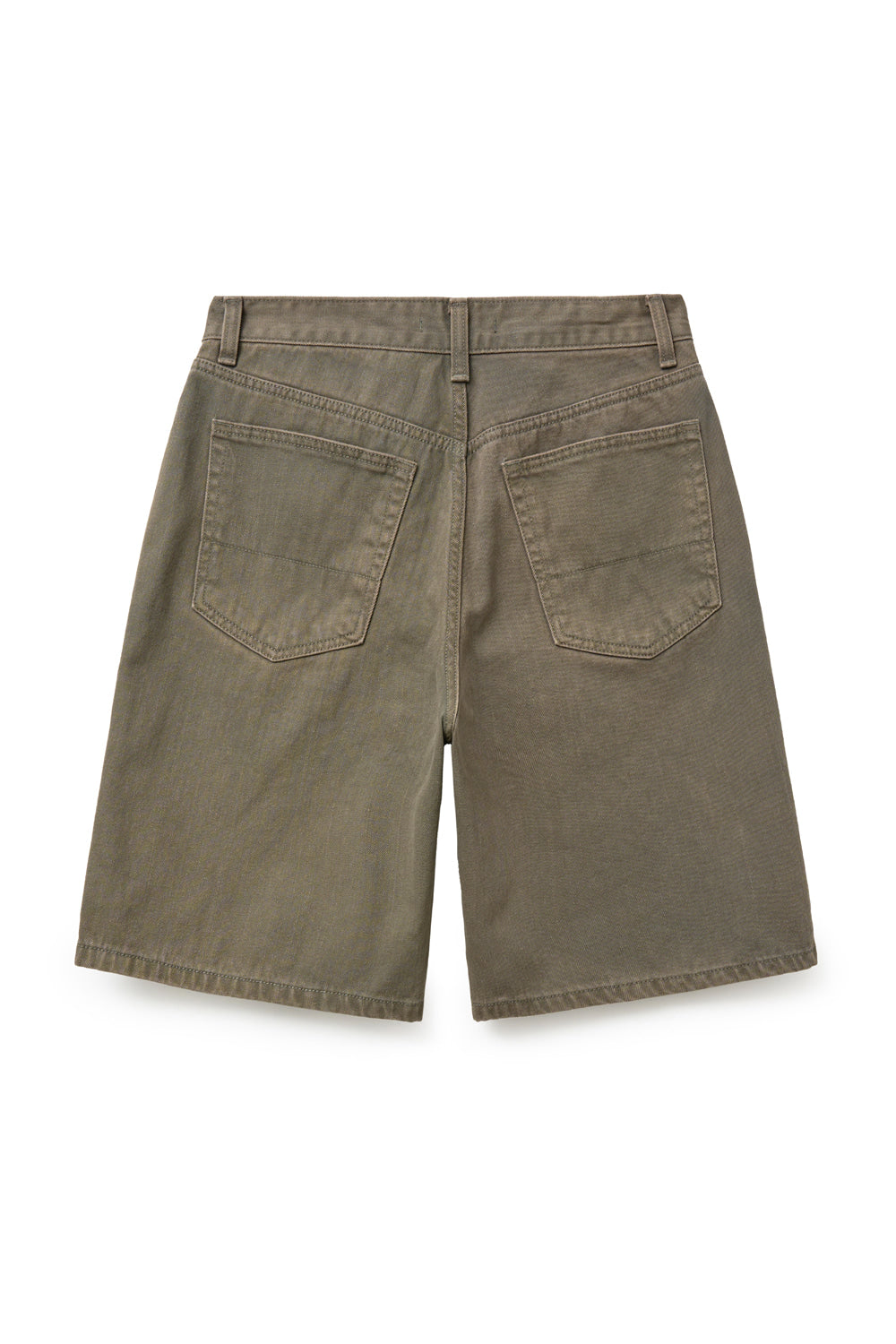 Hatchingroom - Bleached Shorts (Olive) product image 2 | TRAB K-Fashion Australia