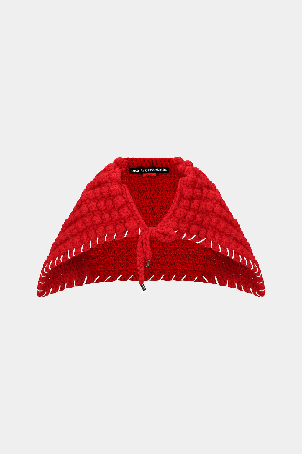 Andersson Bell - Chunky Wool-Blend Hand Knitted Scarf (Red) product image 8 | TRAB K-Fashion Australia