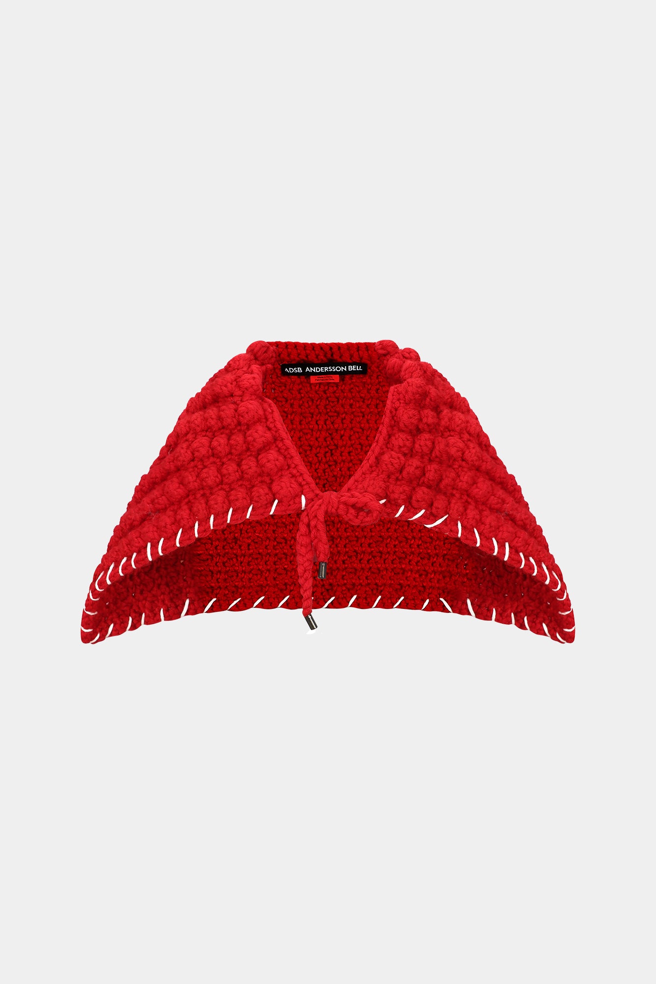 Andersson Bell - Chunky Wool-Blend Hand Knitted Scarf (Red) product image 8 | TRAB K-Fashion Australia