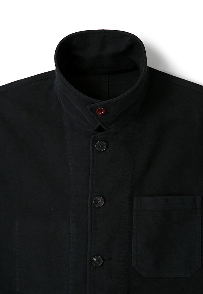 Art if acts - Washed Moleskin French Work Jacket (Faded Black) product image 11 | TRAB K-Fashion Australia