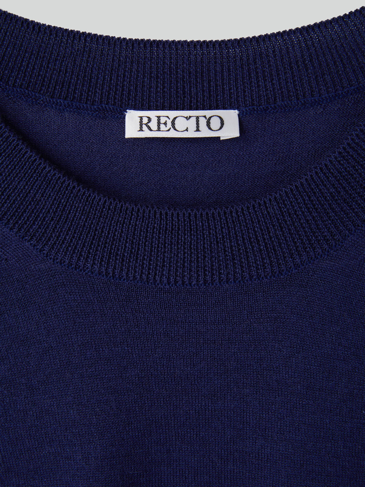 Recto - Silk-Cashmere Knit Top (Navy) product image 7 | TRAB K-Fashion Australia