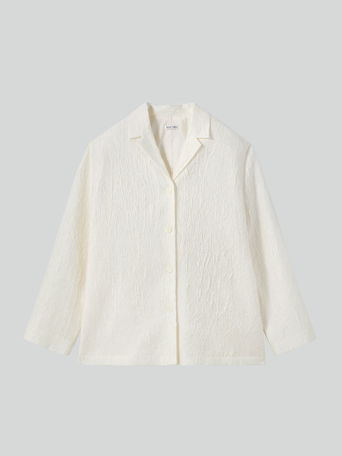 Recto - Wrinkled Lounge Shirt (Bean Ivory) product image 4 | TRAB K-Fashion Australia