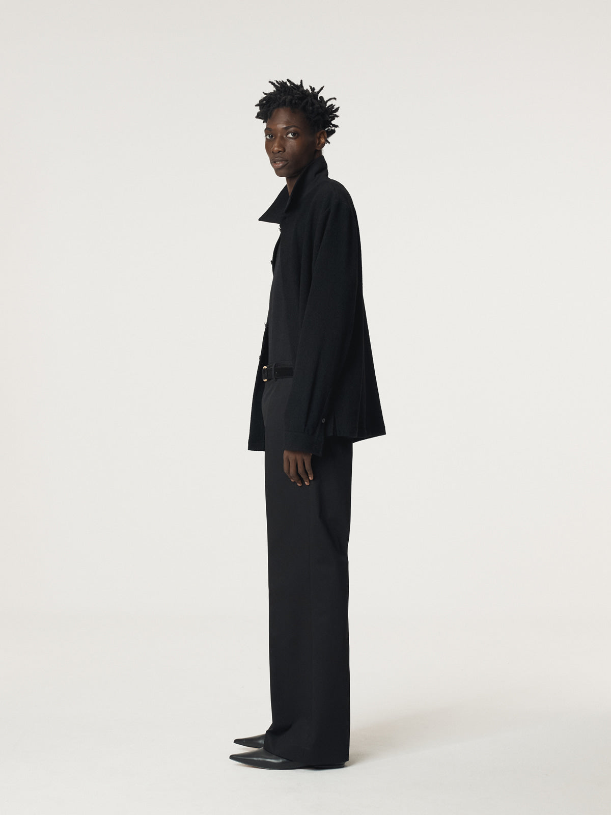 Recto - Lotus Cotton Flare Pants (Black) product image 2 | TRAB K-Fashion Australia