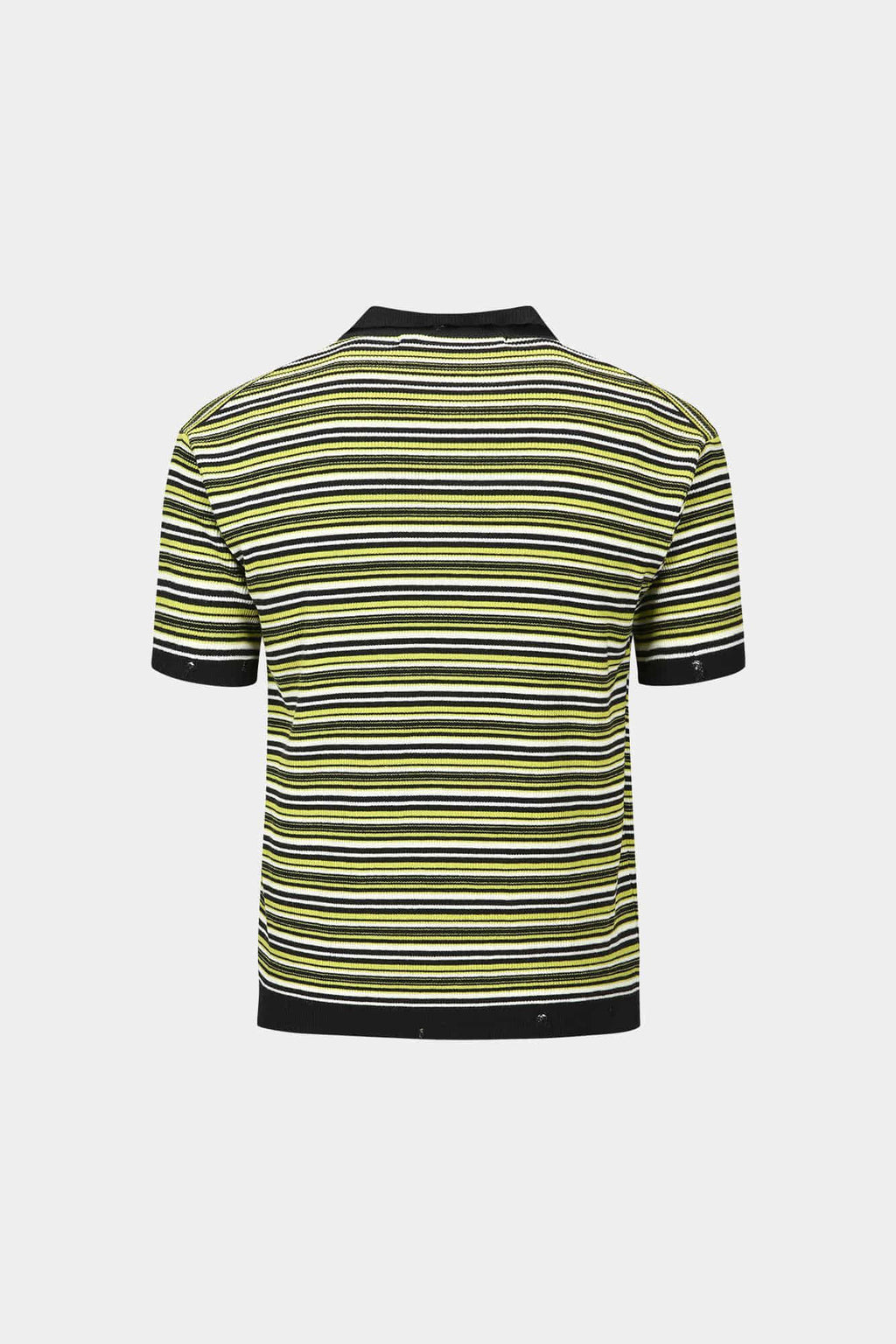Andersson Bell - Stripe Polo Sweater (Charcoal/Lime) product image 12 | TRAB K-Fashion Australia