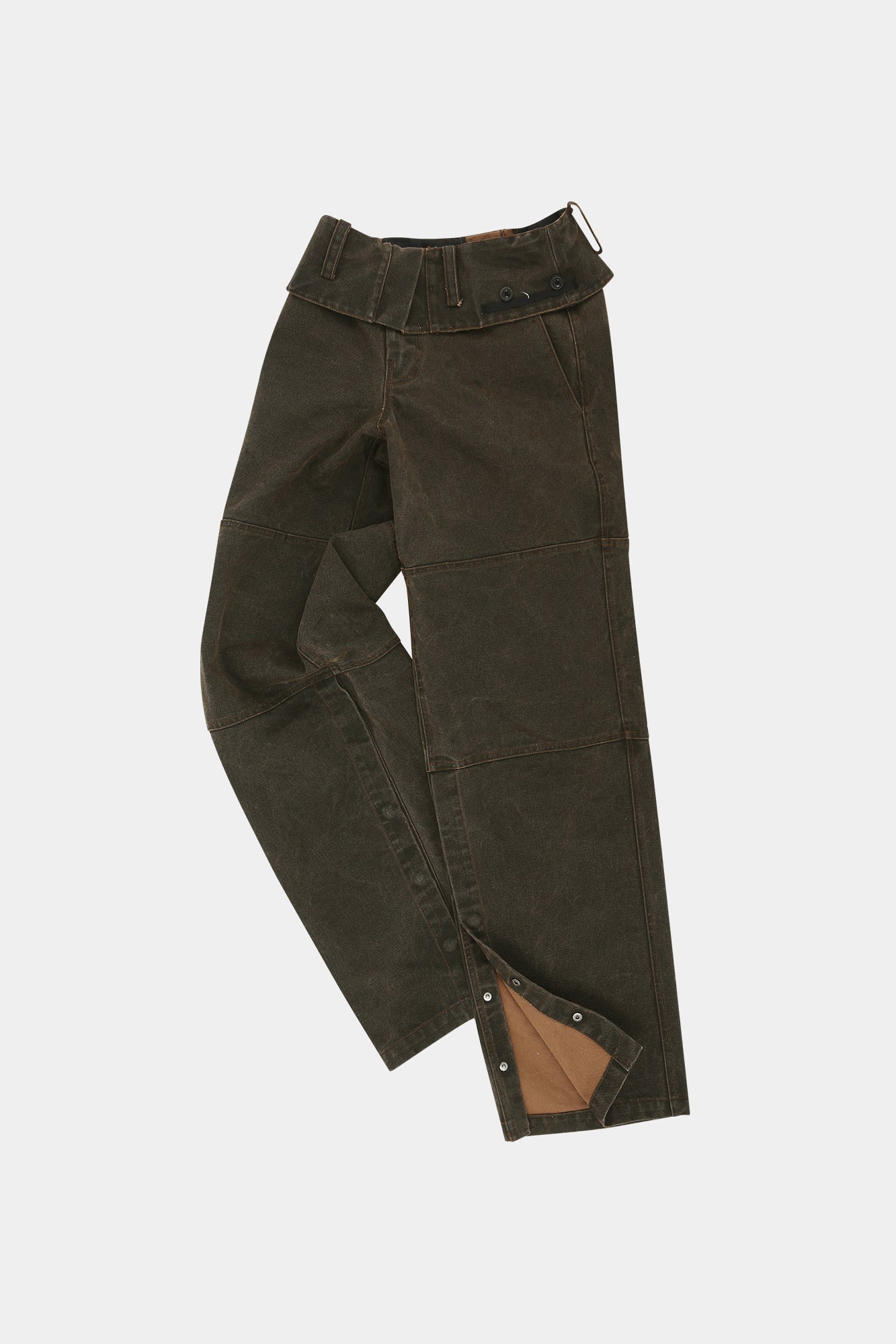 Andersson Bell - Folded Work Pants (Brown) product image 9 | TRAB K-Fashion Australia