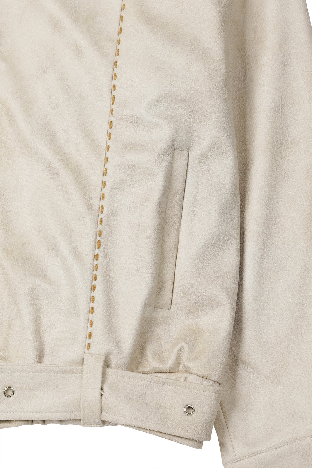 Deinet - Stitch Bomber Jumper (Ivory) product image 11 | TRAB K-Fashion Australia