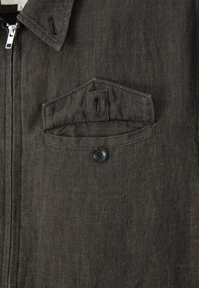 Art if acts - Linen Pocket Blouson (Wood) product image 11 | TRAB K-Fashion Australia