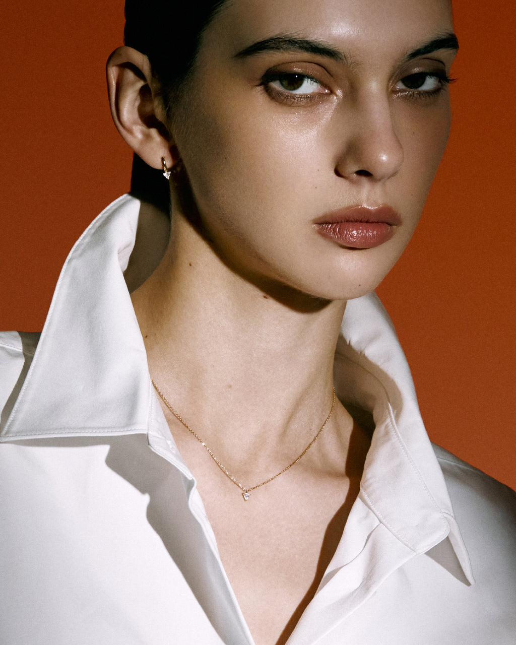 Numbering - Mini Triangle N-dia Pendant Necklace #2705 product image 3 | TRAB K-Fashion Australia