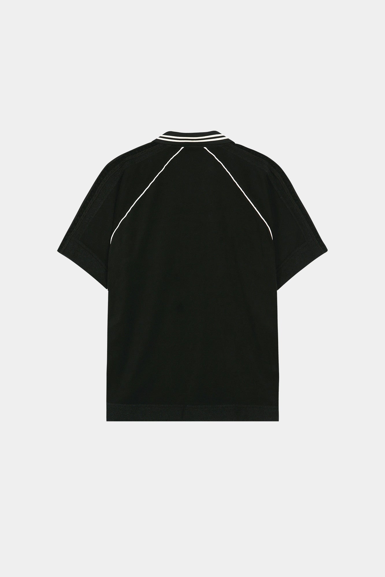 Andersson Bell - Lagos Terry Open Collar Shirt (Black) product image 9 | TRAB K-Fashion Australia