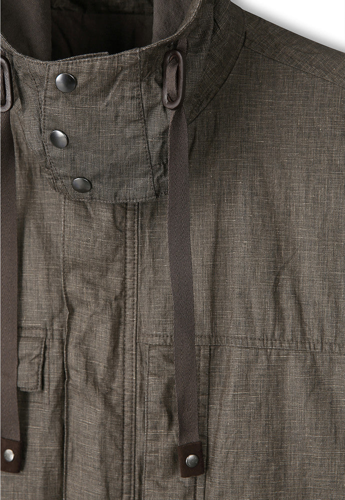 Art if acts - Linen Rain Parka (Wood) product image 11 | TRAB K-Fashion Australia