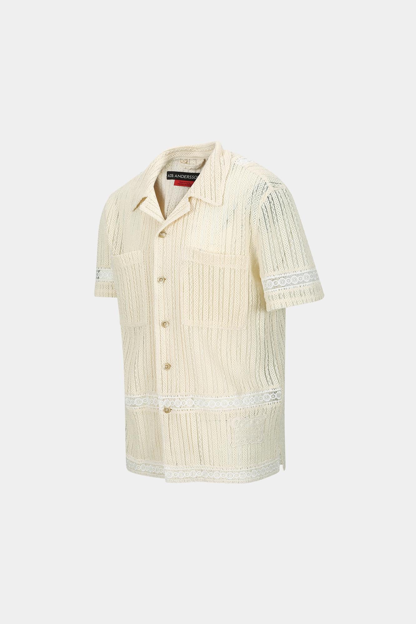 Andersson Bell - Jacquard Stripe Shirts (Ecru) product image 11 | TRAB K-Fashion Australia
