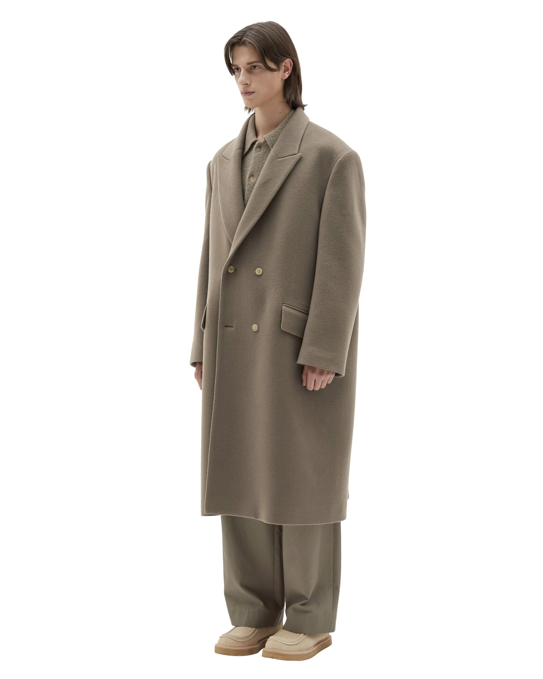 Brownyard - 22fw Double Breasted Coat (Dark Beige) product image 3 | TRAB K-Fashion Australia