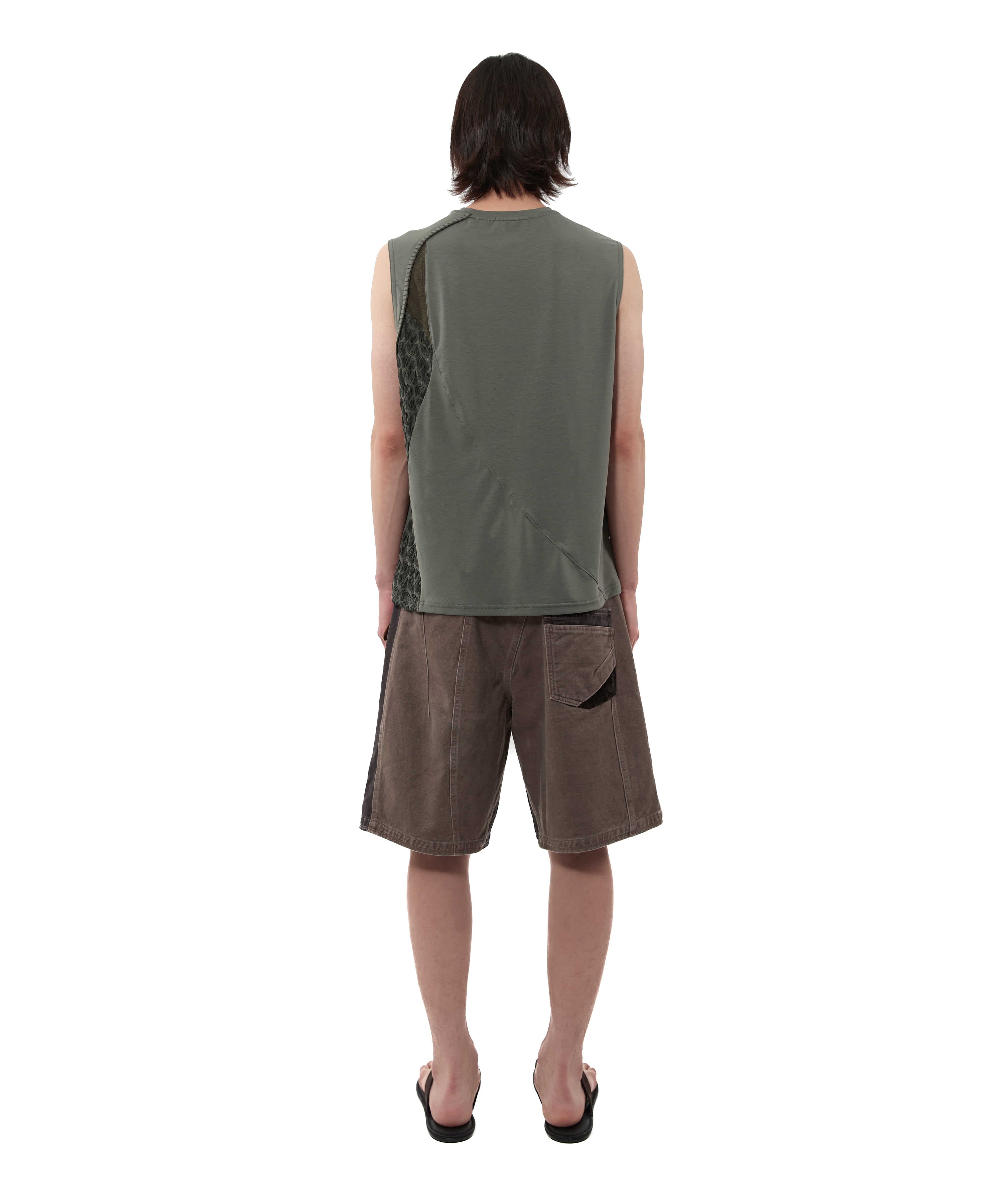 XLIM - Ep.9 Synopsis 01 Tank Top (Khaki) product image 7 | TRAB K-Fashion Australia