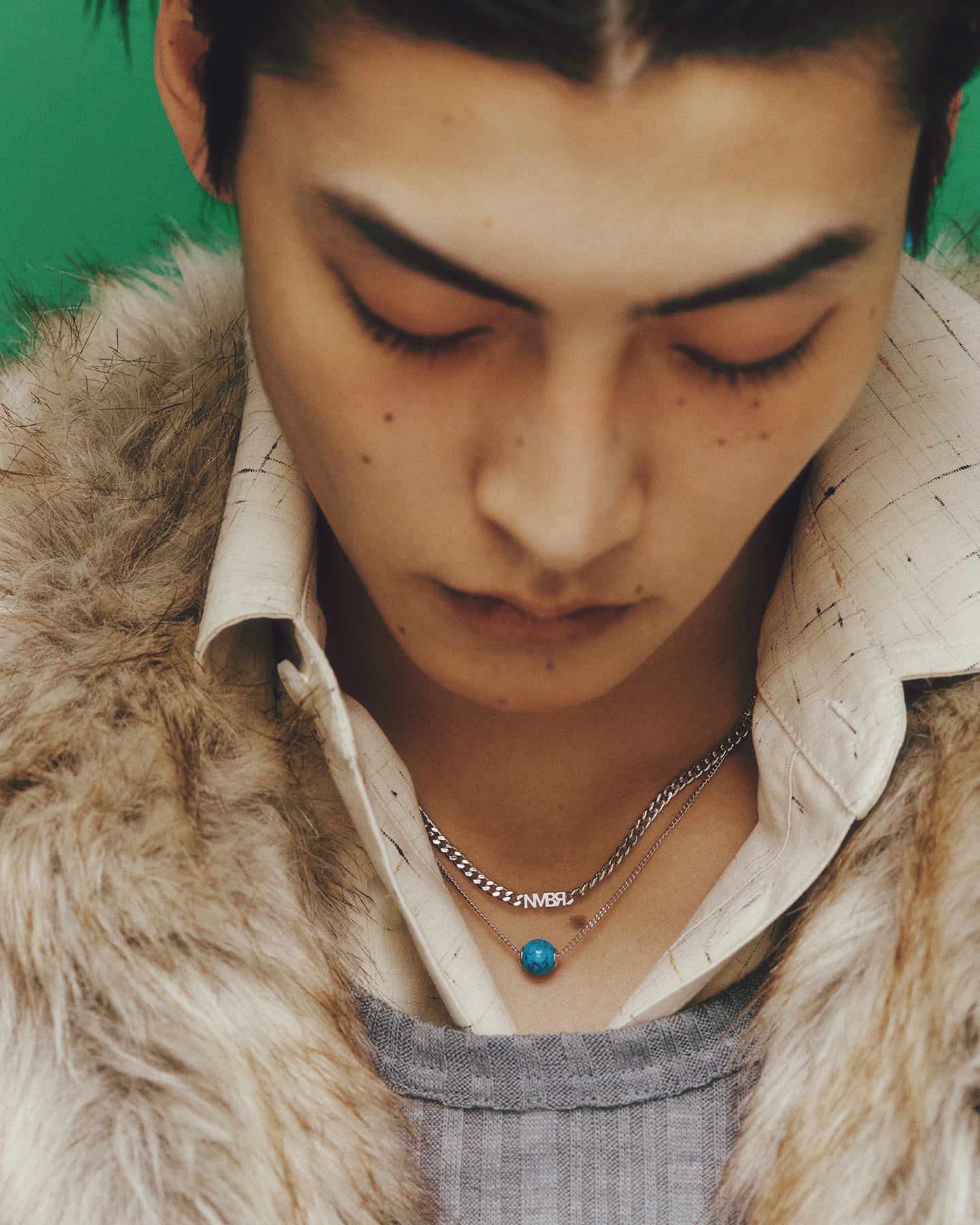 Numbering - NMBR Signature Chain Necklace #5835 product image 3 | TRAB K-Fashion Australia