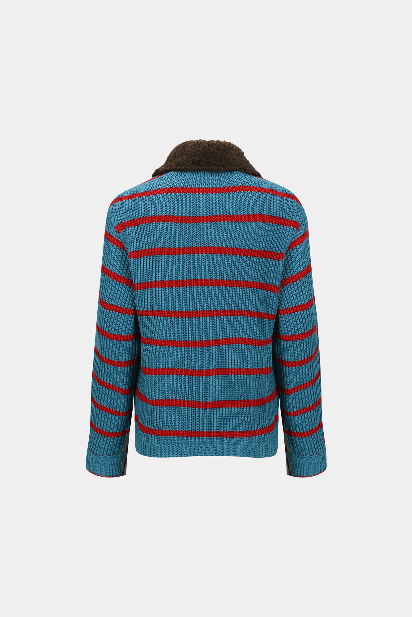 Andersson Bell - Argyle & Stripe Half Zip-Up Cardigan (Multi) product image 11 | TRAB K-Fashion Australia