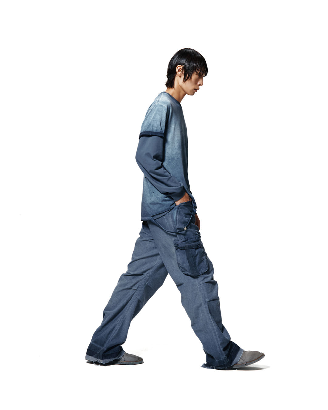 XLIM - Ep.8 03 T-Shirt (Washed Blue) product image 15 | TRAB K-Fashion Australia