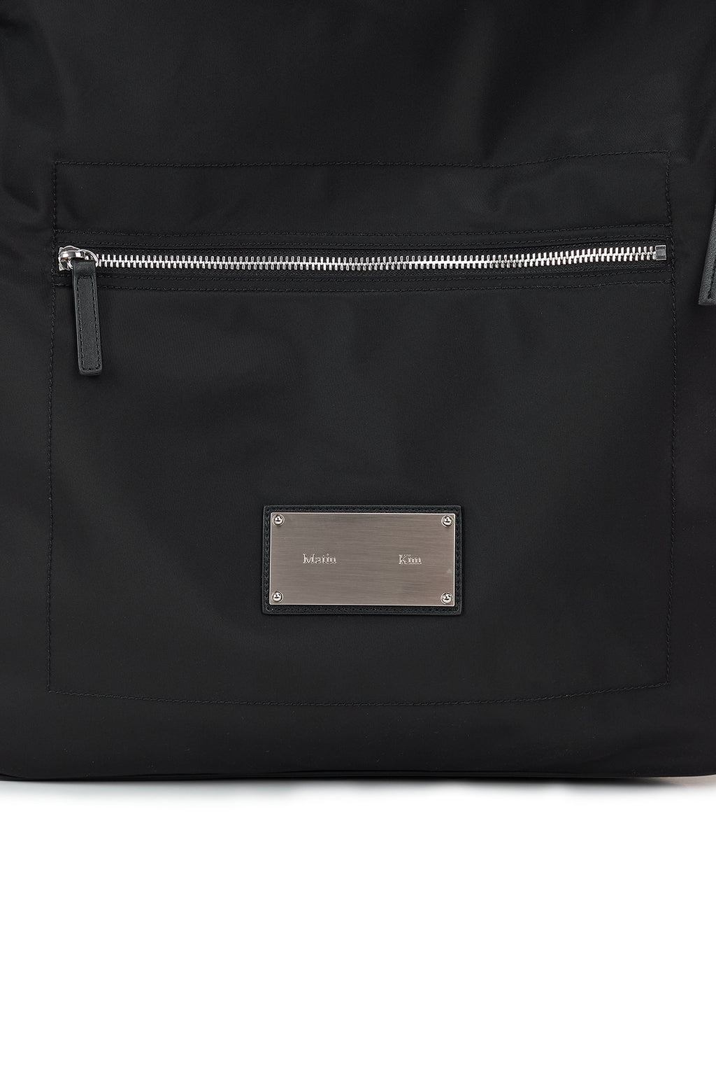 Matin Kim - Embossed Logo Fabric Shoulder Bag (Black) product image 3 | TRAB K-Fashion Australia