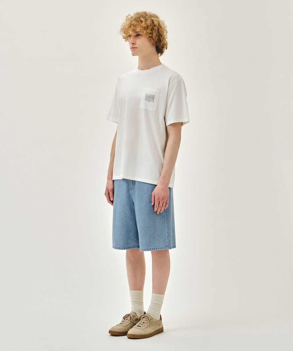 Marithe & Francois Girbaud - Marine Denim Easy Shorts (Light Blue) product image 4 | TRAB K-Fashion Australia
