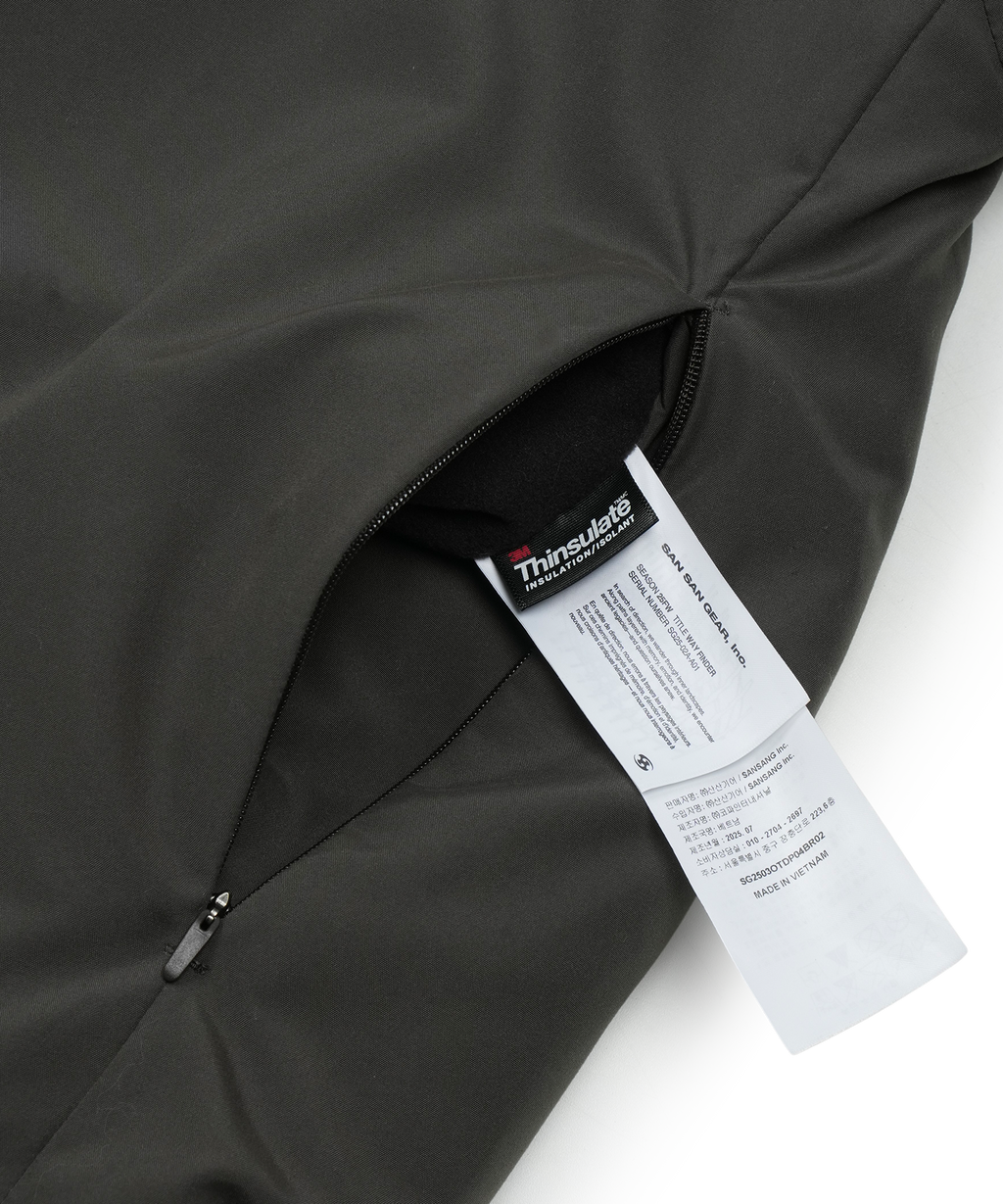 San San Gear - Reversible Puffer Jacket (Brown) product image 17 | TRAB K-Fashion Australia