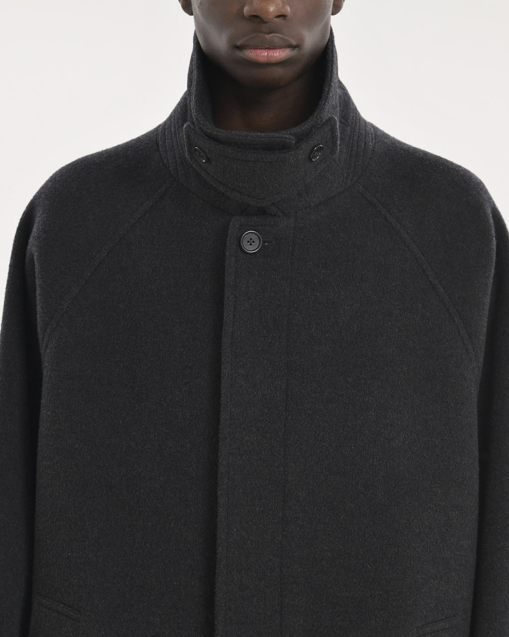 Brownyard - Balmacaan Coat (Charcoal) product image 4 | TRAB K-Fashion Australia