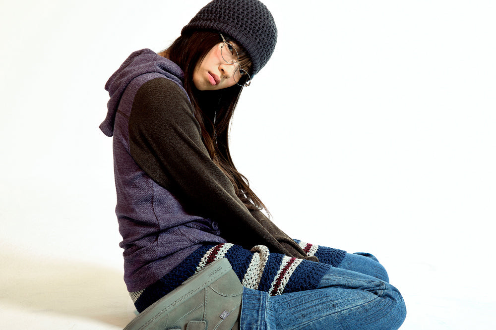 Coyseio - String Net Beanie (Charcoal) product image 3 | TRAB K-Fashion Australia