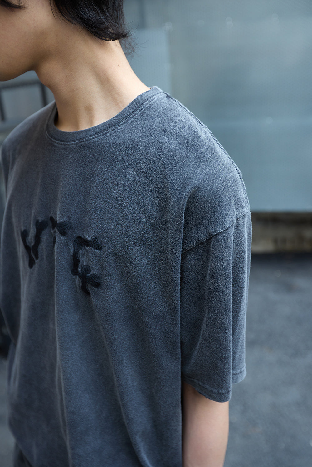 Hatchingroom - VTG Embroidery Tee (Black) product image 9 | TRAB K-Fashion Australia