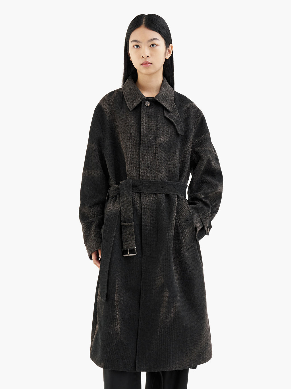 Jiyong Kim - Sun-Bleached Mac Coat (Ilmin Museum Of Arts) product image 6 | TRAB K-Fashion Australia