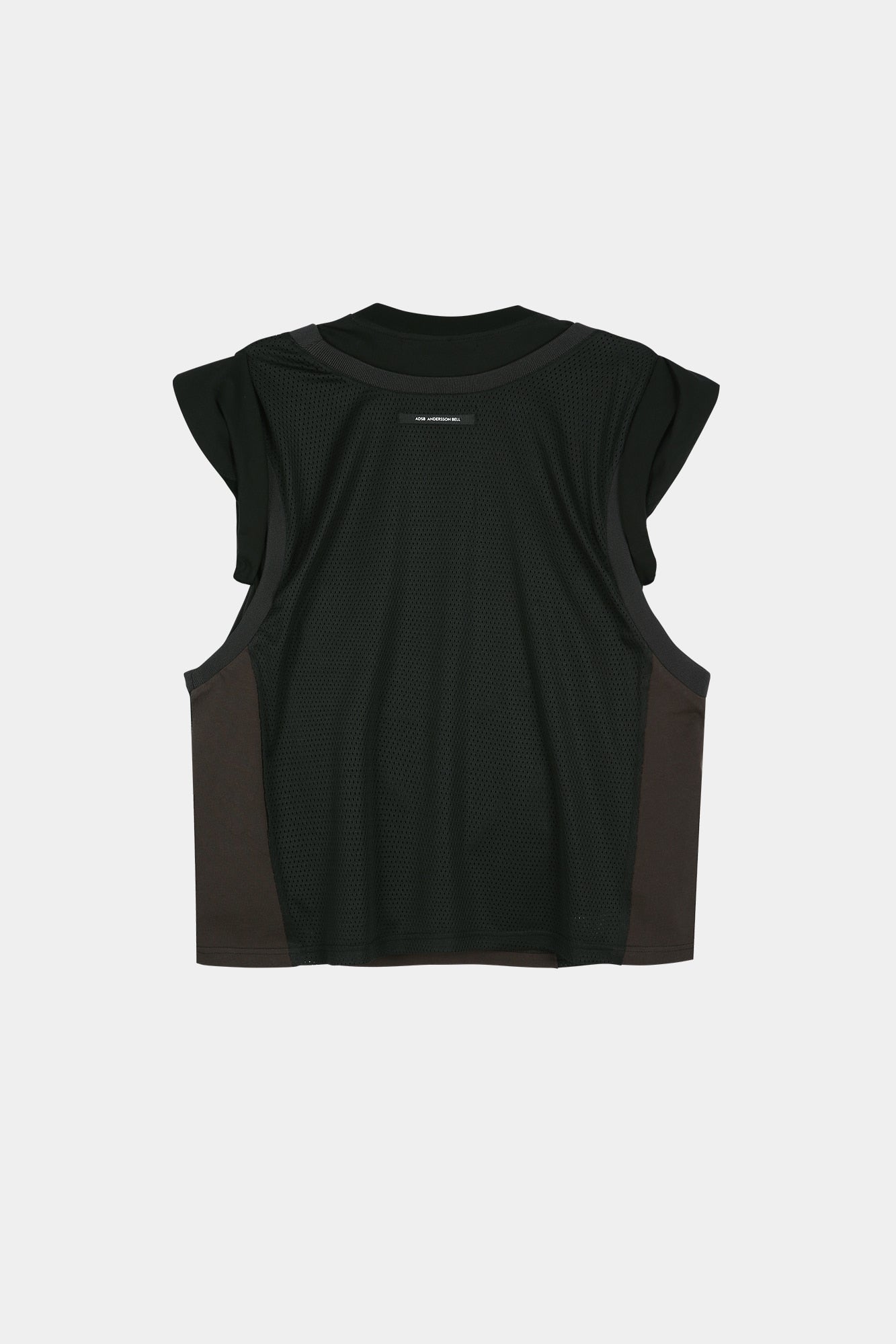 Andersson Bell - Basketball Jersey Layered Roll Up T-Shirt (Black/Brown) product image 8 | TRAB K-Fashion Australia