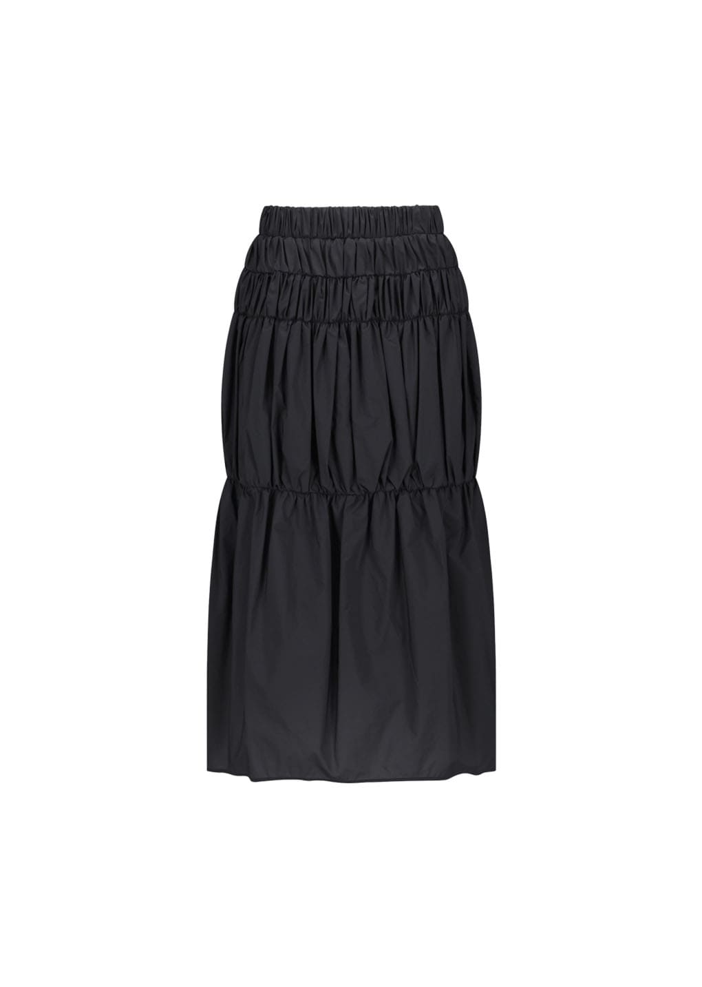 Amomento - Nylon Shirring Skirt (Charcoal) product image 2 | TRAB K-Fashion Australia