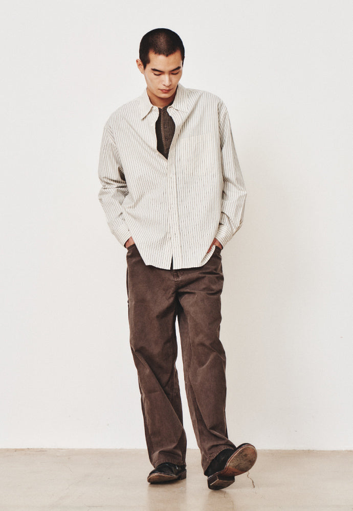 Art if acts - Washed Carpenter Pants (Mud Brown) product image 5 | TRAB K-Fashion Australia