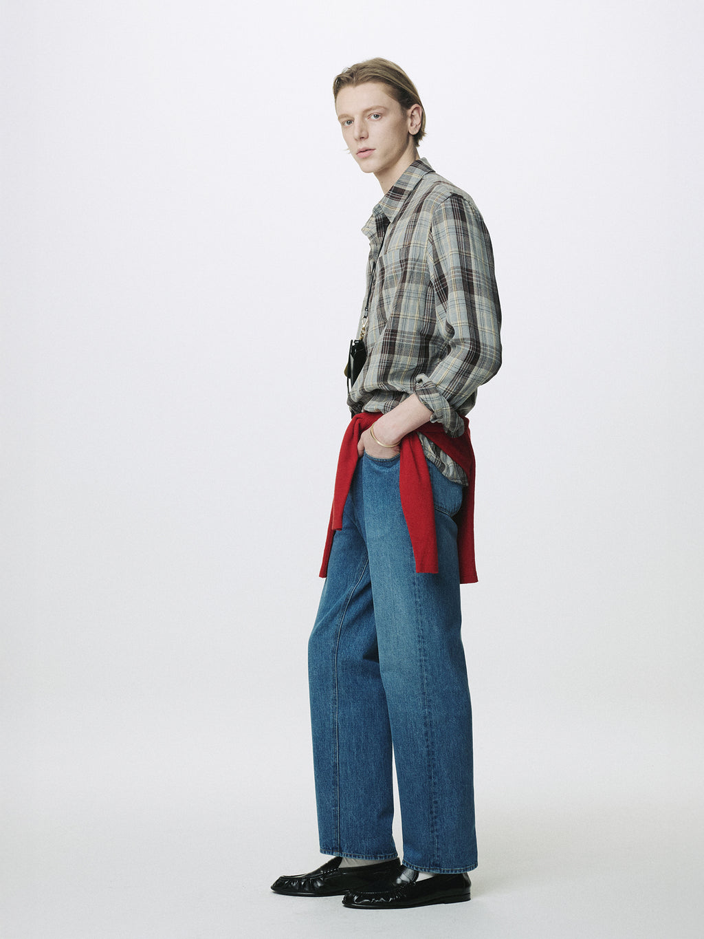 Tonywack - Tailored Denim Jeans (Mid Blue) product image 3 | TRAB K-Fashion Australia