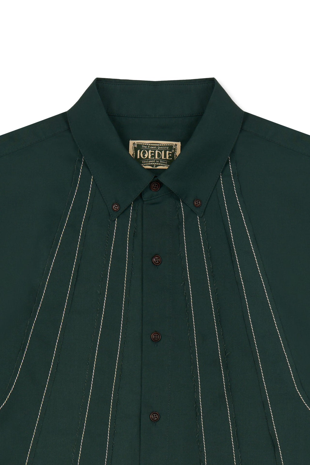 Ioedle - Streamline Short-Sleeve Shirt (Green) product image 5 | TRAB K-Fashion Australia