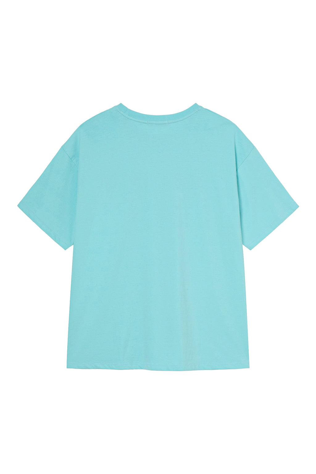 Deinet - D Lettering Graphic Oversized T-Shirt (Mint) product image 10 | TRAB K-Fashion Australia