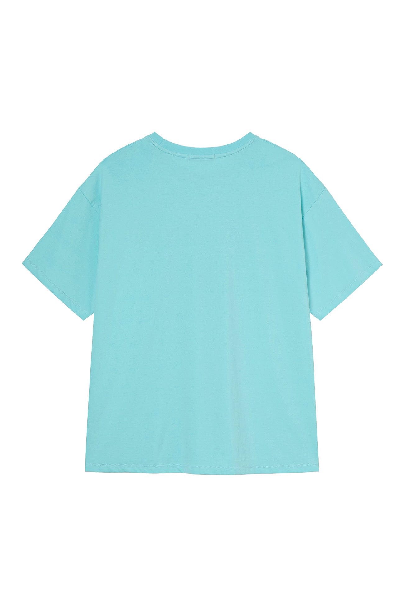 Deinet - D Lettering Graphic Oversized T-Shirt (Mint) product image 10 | TRAB K-Fashion Australia