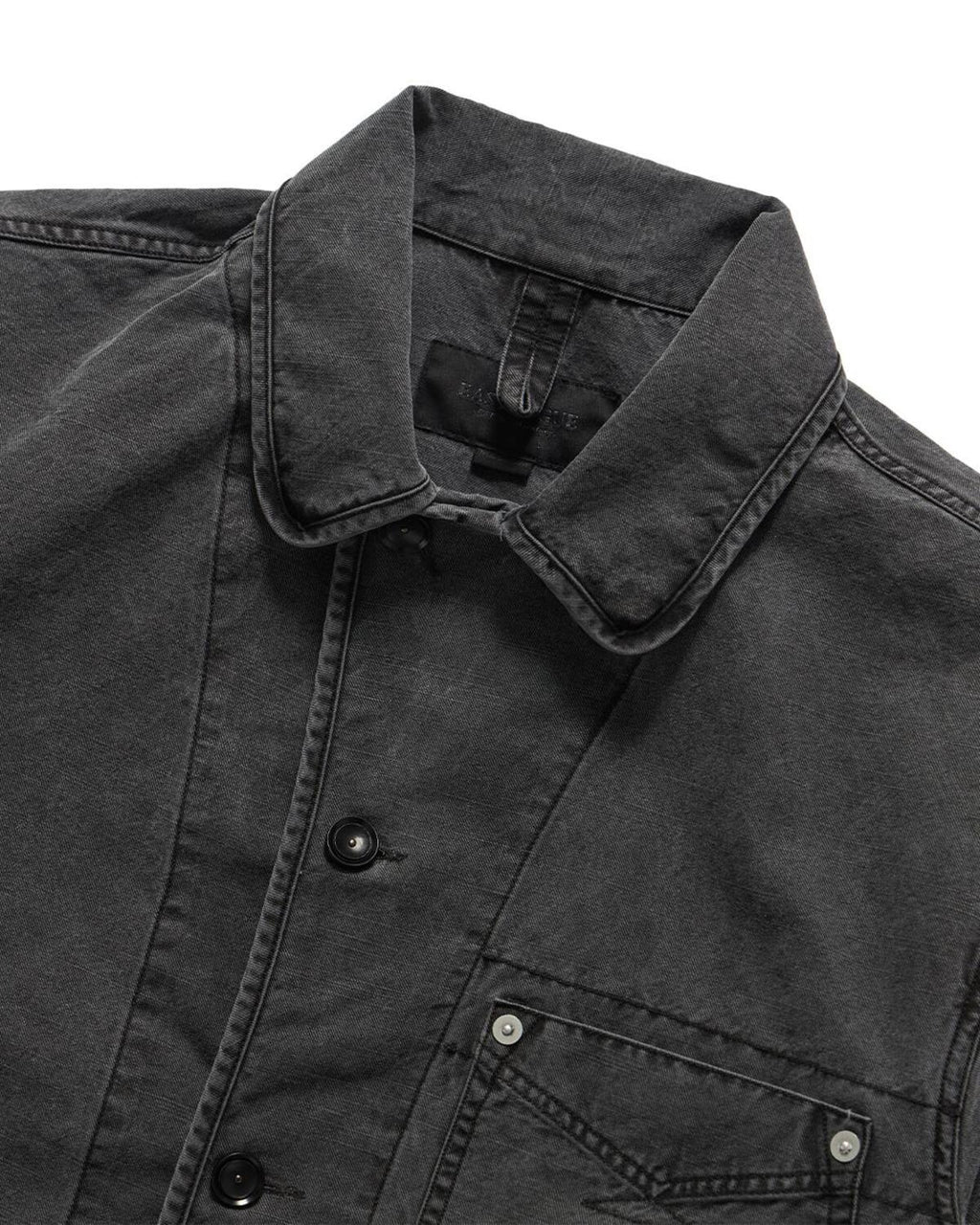 Eastlogue - Wanderer Chore Jacket (Black Dyeing Linen) product image 9 | TRAB K-Fashion Australia