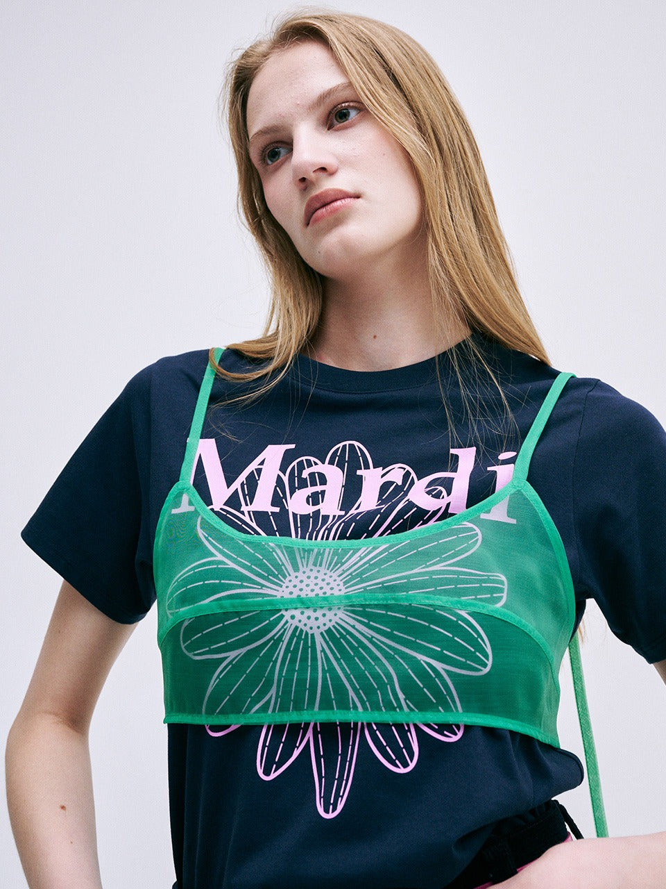 Mardi Mercredi - Sheer Layered Bustier (Green) product image 1 | TRAB K-Fashion Australia