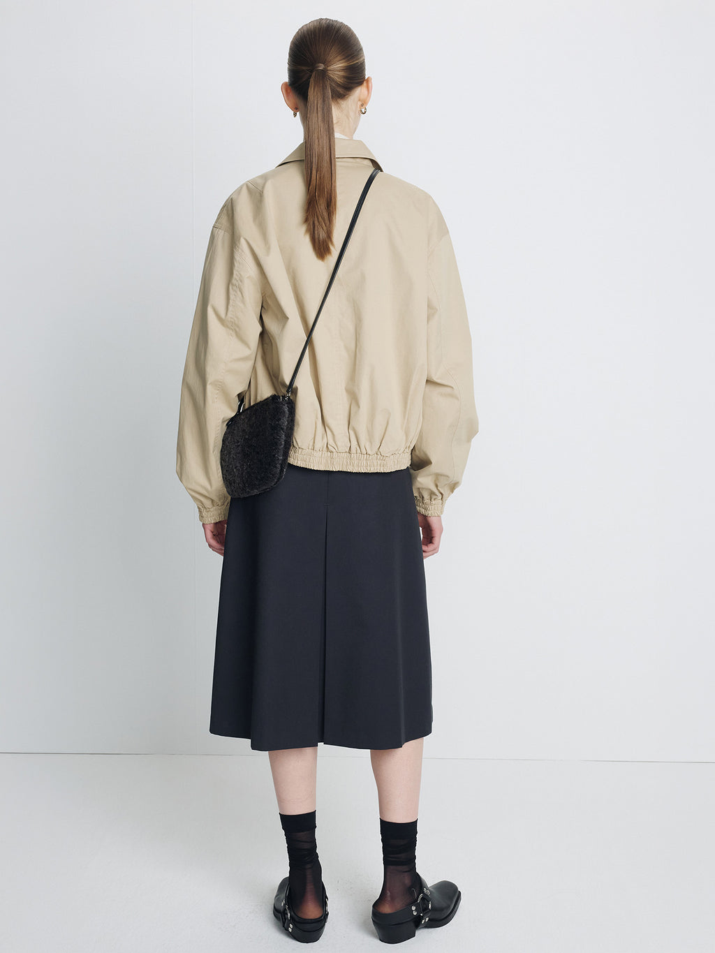 Tonywack - Cotton Twill Blouson Jacket (Beige) product image 8 | TRAB K-Fashion Australia