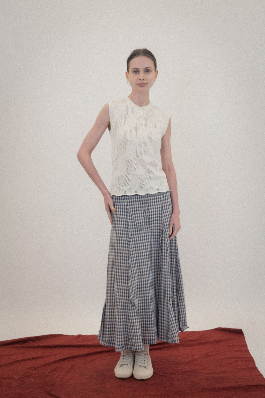 Ioedle - Fractal Waterfall Skirt (Blue) product image 10 | TRAB K-Fashion Australia