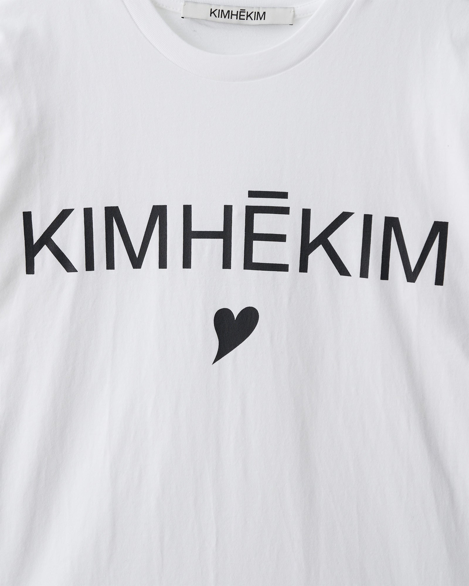 Kimhe Kim - Kimhekim Heart T-Shirt (White) product image 9 | TRAB K-Fashion Australia