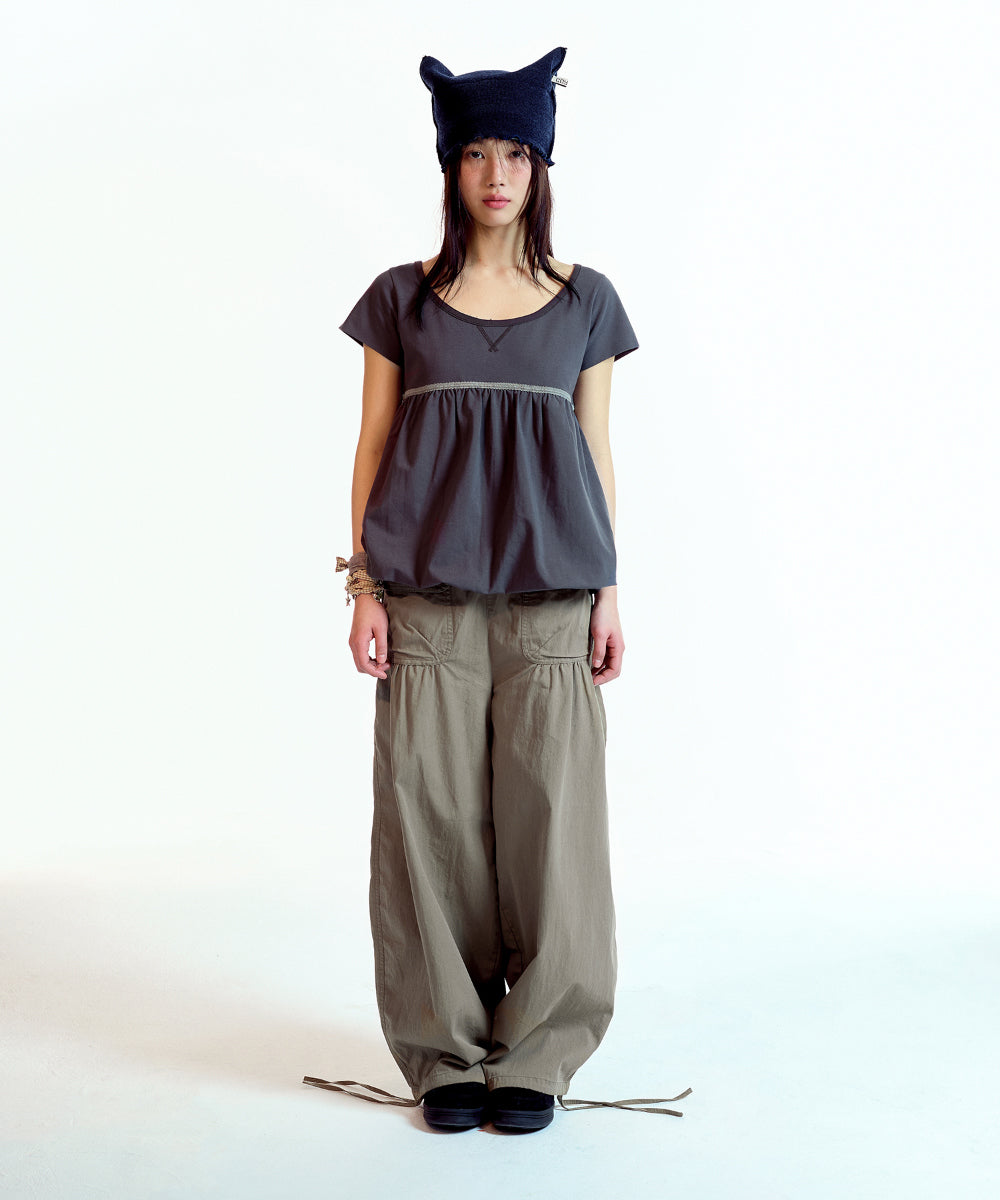 Coyseio - Raw Edge Cat Beanie (Melange Grey) product image 14 | TRAB K-Fashion Australia