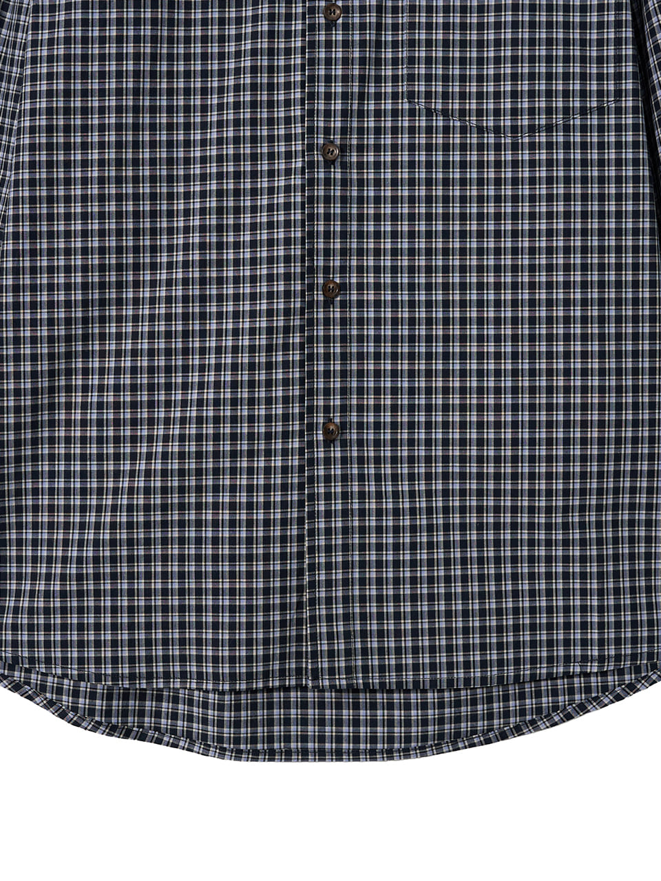 Kijun - Soft Check Shirt (Blue) product image 13 | TRAB K-Fashion Australia