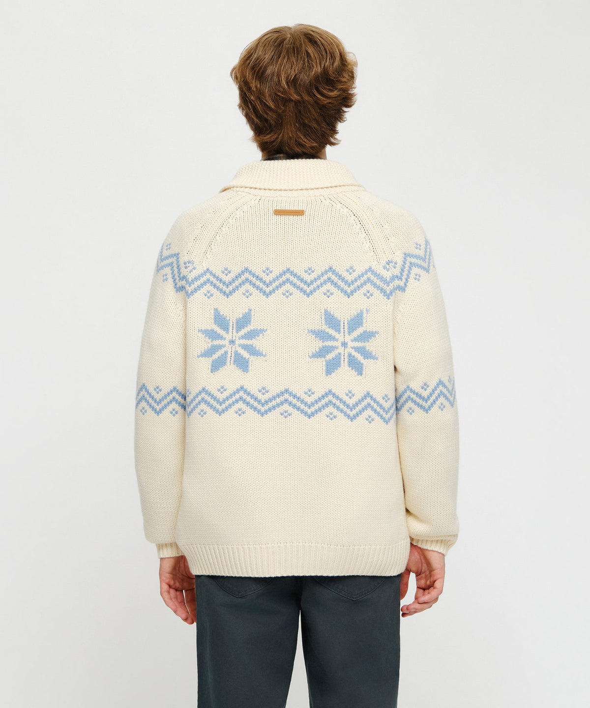 Marithe & Francois Girbaud - Nordic Cowichan Cardigan (Ivory) product image 3 | TRAB K-Fashion Australia