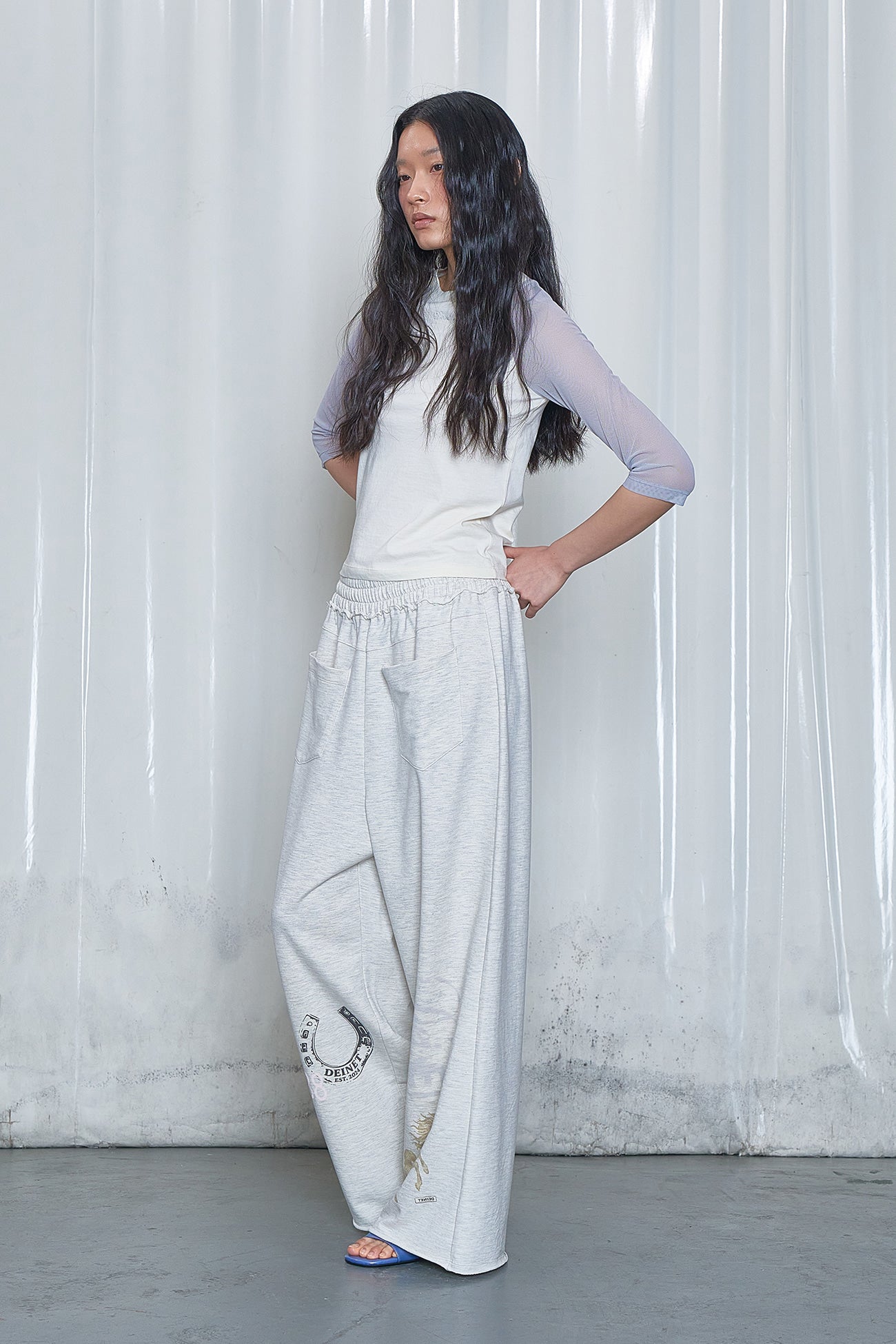 Deinet - Mesh Contrast Raglan Half Sleeve (Light Yellow) product image 5 | TRAB K-Fashion Australia